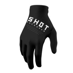 Guanti da motocross per bambini Shot Raw Kid nero Saldi