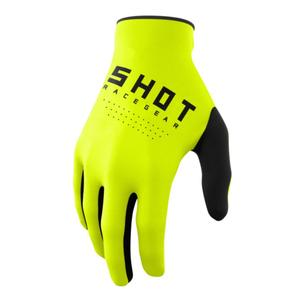 Guanti da motocross per bambini Shot Raw Kid giallo fluo Saldi