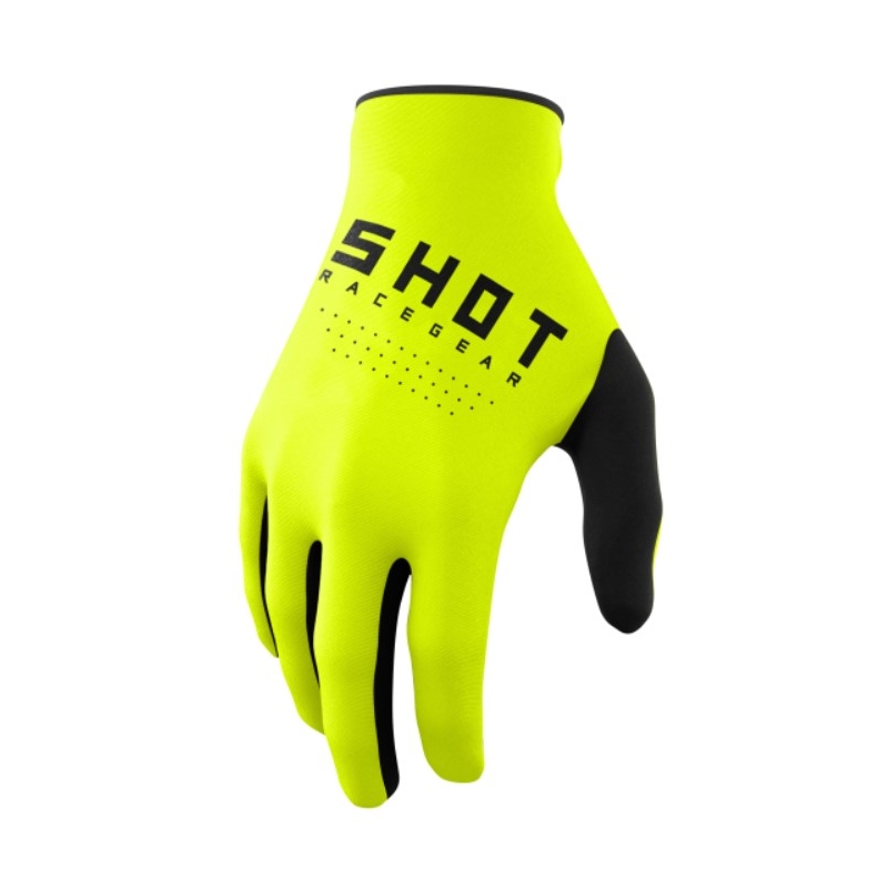 Guanti da motocross per bambini Shot Raw Kid giallo fluo Saldi