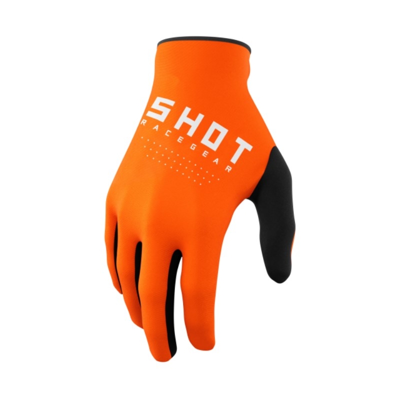 Guanti da motocross per bambini Shot Raw Kid arancione Saldi
