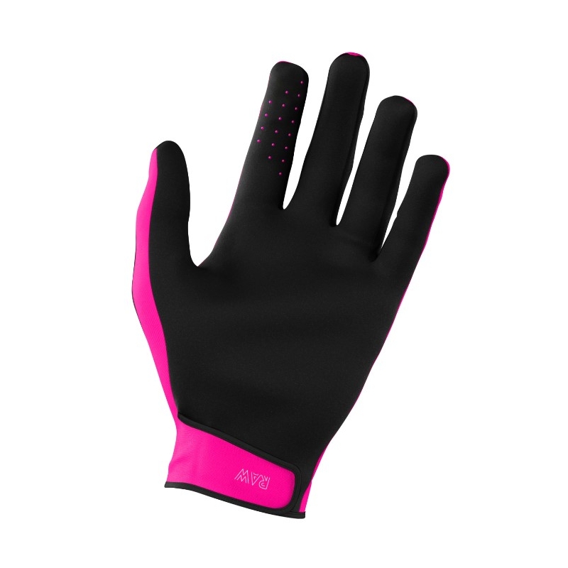 Guanti da motocross per bambini Shot Raw Kid rosa Saldi
