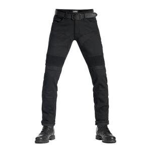 Jeans moto PANDO MOTO KarlDo Slim nero Saldi
