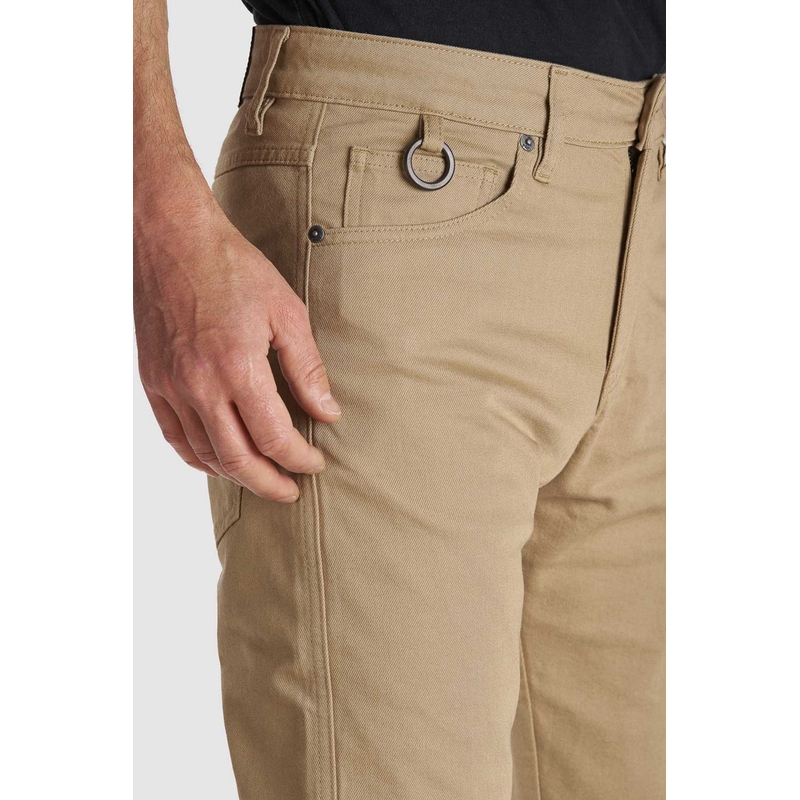 Jeans moto PANDO MOTO Robby Slim beige Saldi