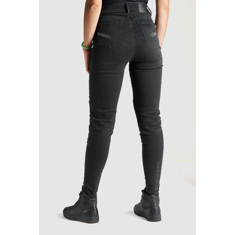 Jeans moto donna PANDO MOTO Kusari Cor 01 nero Saldi