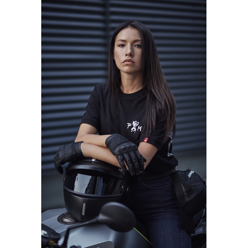 Jeans donna moto PANDO MOTO Kusari Cor 02 blu Saldi