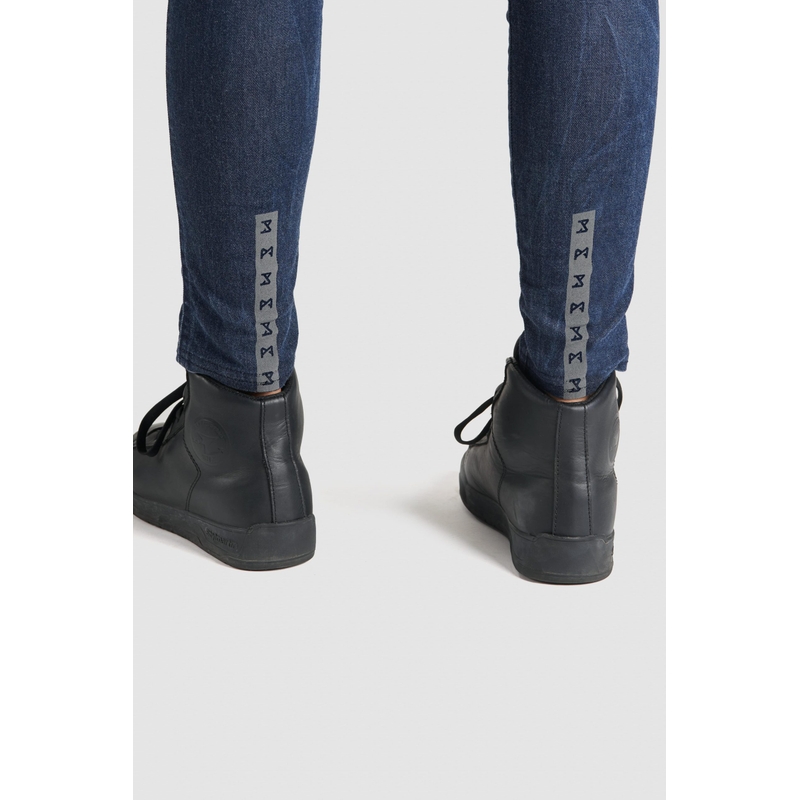 Jeans donna moto PANDO MOTO Kusari Cor 02 blu Saldi