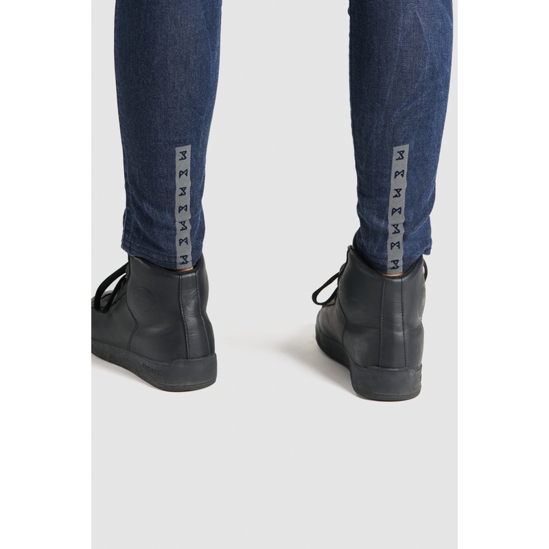 Jeans donna moto PANDO MOTO Kusari Cor 02 blu Saldi