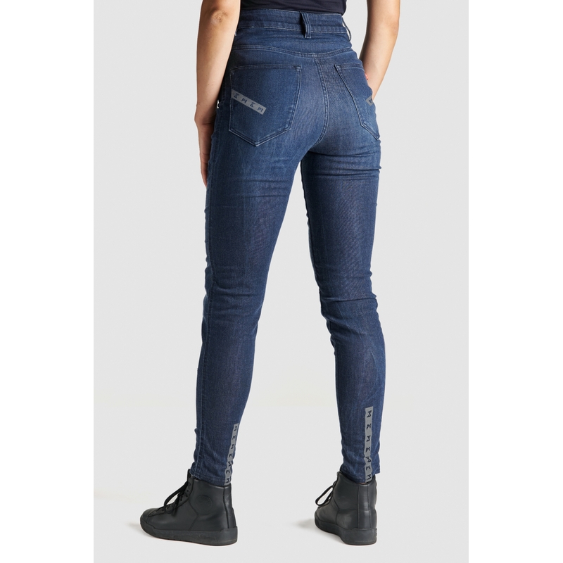 Jeans donna moto PANDO MOTO Kusari Cor 02 blu Saldi