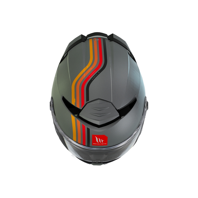 Casco Moto Integrale MT Thunder 4 SV Mil C2 Grigio Opaco Saldi