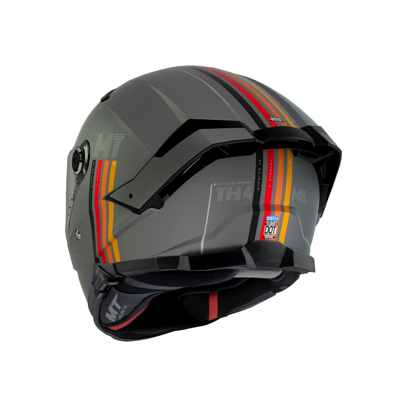 Casco Moto Integrale MT Thunder 4 SV Mil C2 Grigio Opaco Saldi