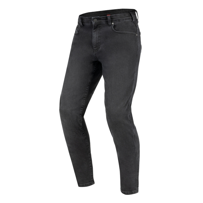 Jeans moto Rebelhorn Nomad TP lavaggio nero Saldi