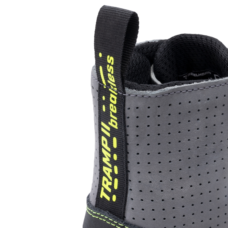 Stivali da moto Rebelhorn Tramp II grigio-giallo fluo Saldi