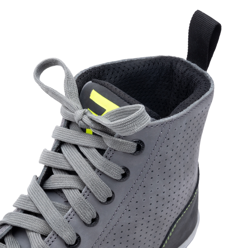 Stivali da moto Rebelhorn Tramp II grigio-giallo fluo Saldi