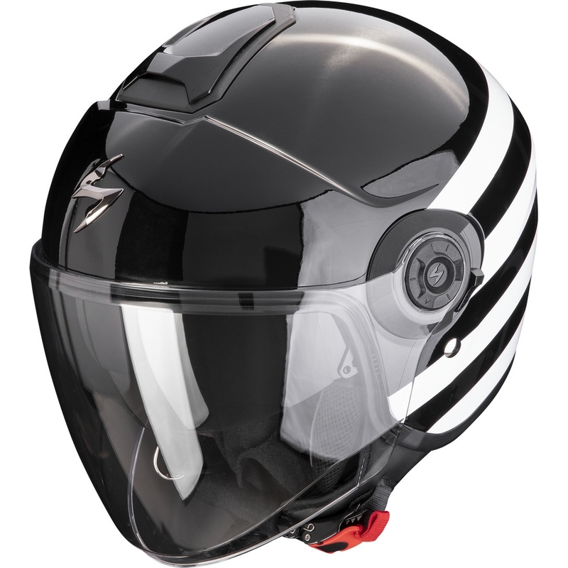 Casco aperto Scorpion EXO-CITY II Bee bianco e nero Saldi