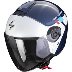 Casco aperto Scorpion EXO-CITY II Mall blu-bianco-rosso
