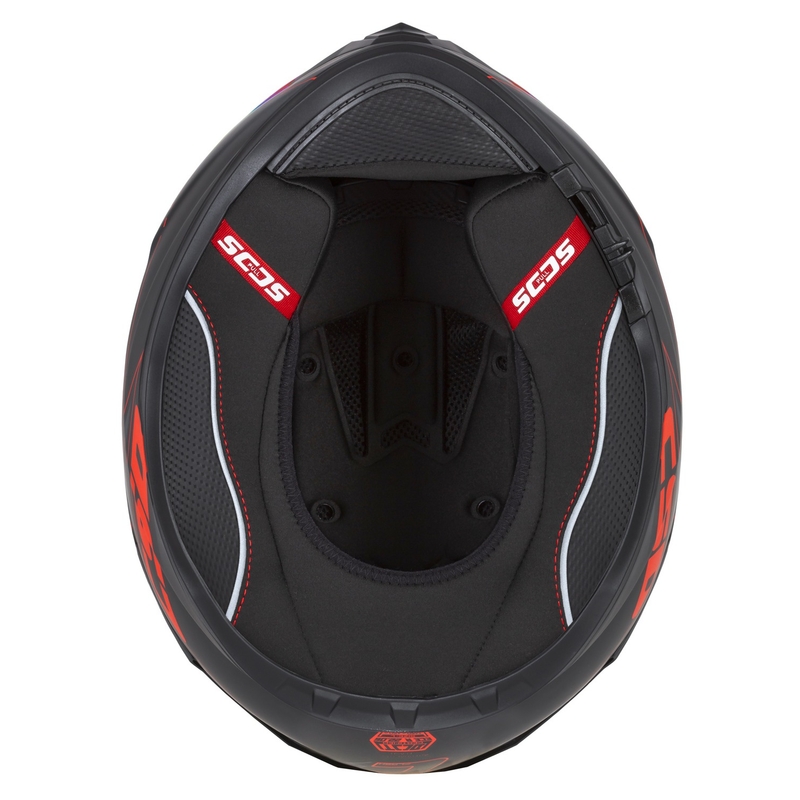 Casco moto Cassida Integral GT 2.1 Flash Nero-Rosso-Grigio