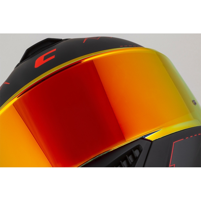 Casco moto Cassida Integral GT 2.1 Flash Nero-Rosso-Grigio