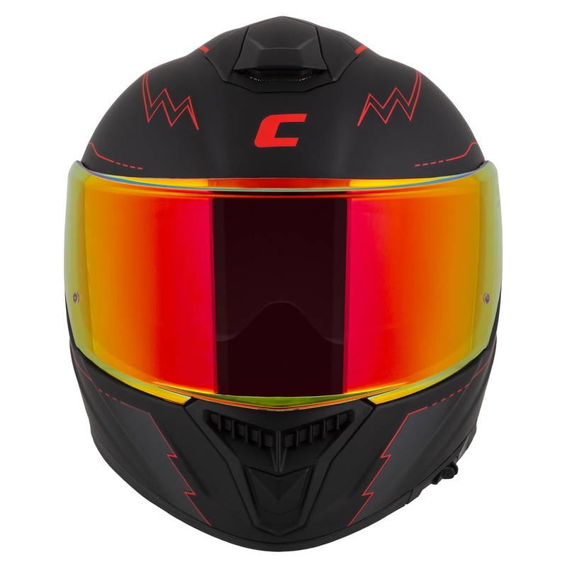 Casco moto Cassida Integral GT 2.1 Flash Nero-Rosso-Grigio