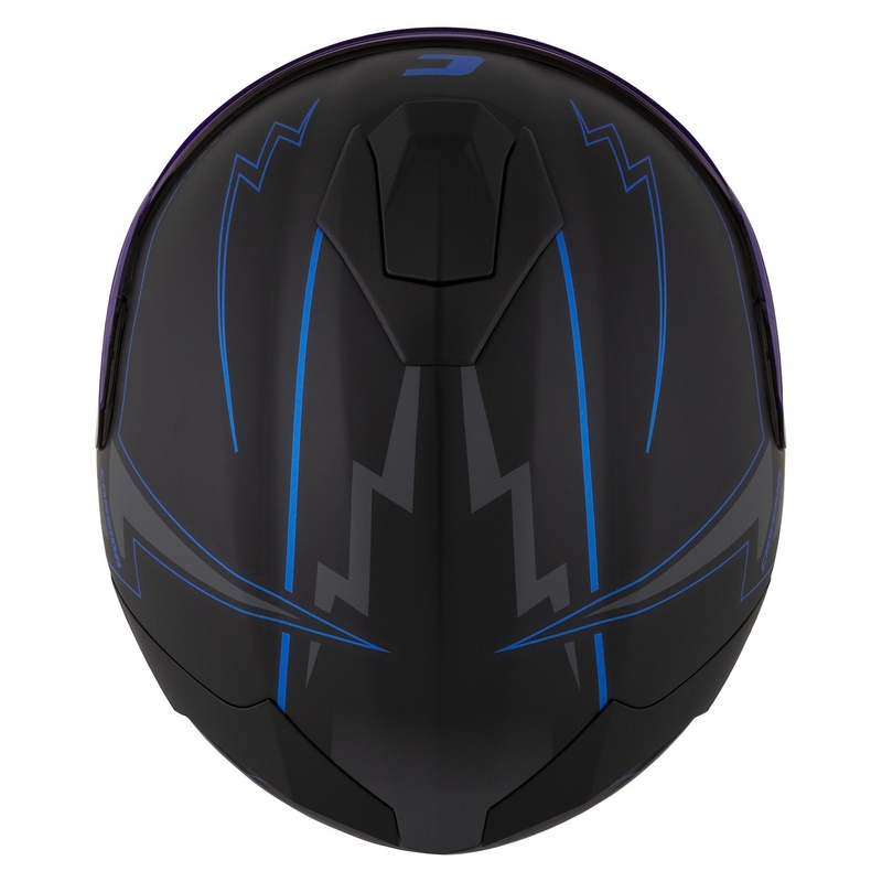 Casco moto integrale Cassida Integral GT 2.1 Flash nero-blu-grigio