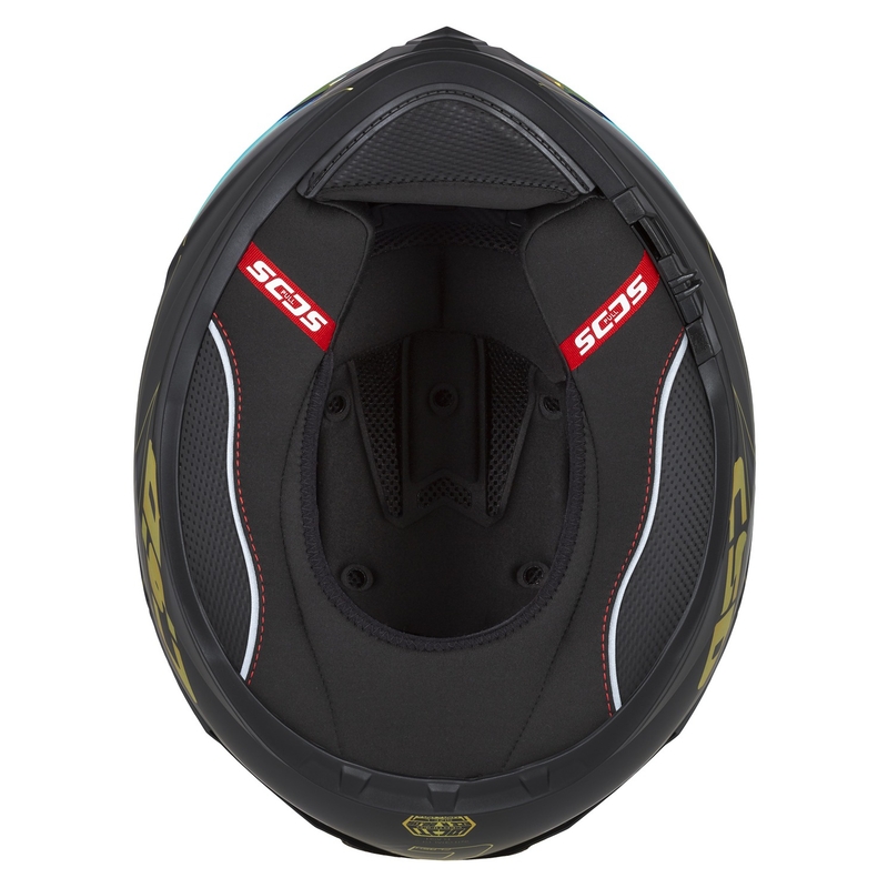 Casco moto Cassida Integral GT 2.1 Flash nero-oro-grigio
