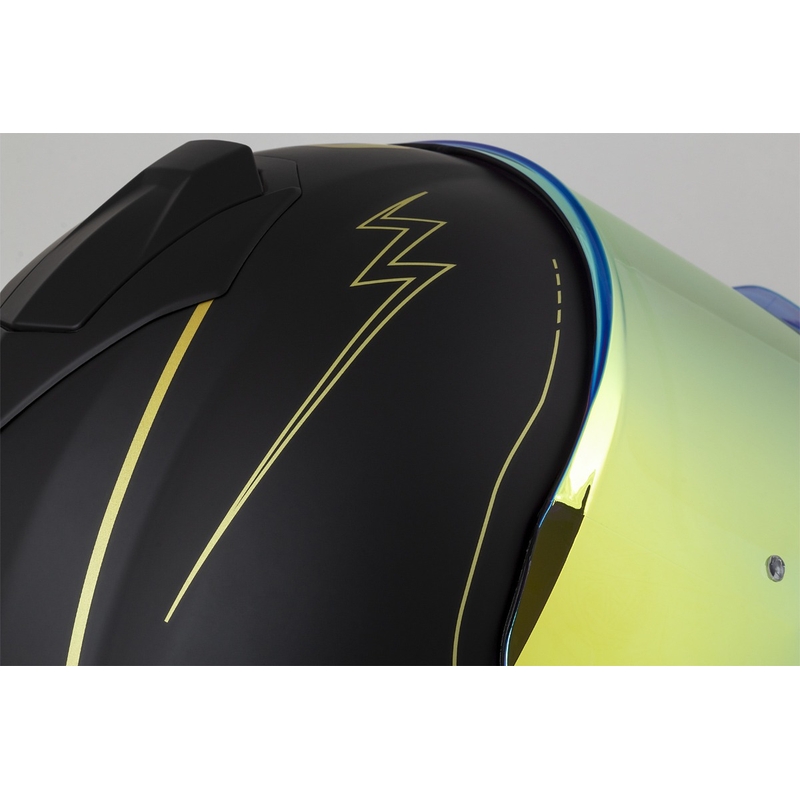 Casco moto Cassida Integral GT 2.1 Flash nero-oro-grigio