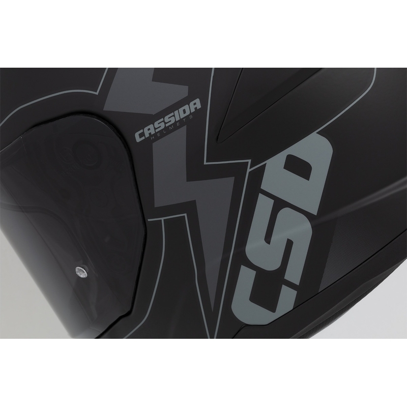 Casco moto Cassida Integral GT 2.1 Flash Nero-Grigio Integral