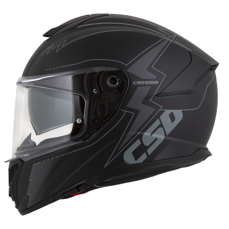 Casco moto Cassida Integral GT 2.1 Flash Nero-Grigio Integral