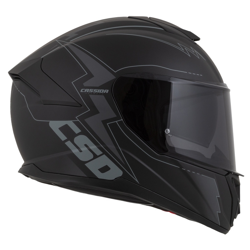 Casco moto Cassida Integral GT 2.1 Flash Nero-Grigio Integral