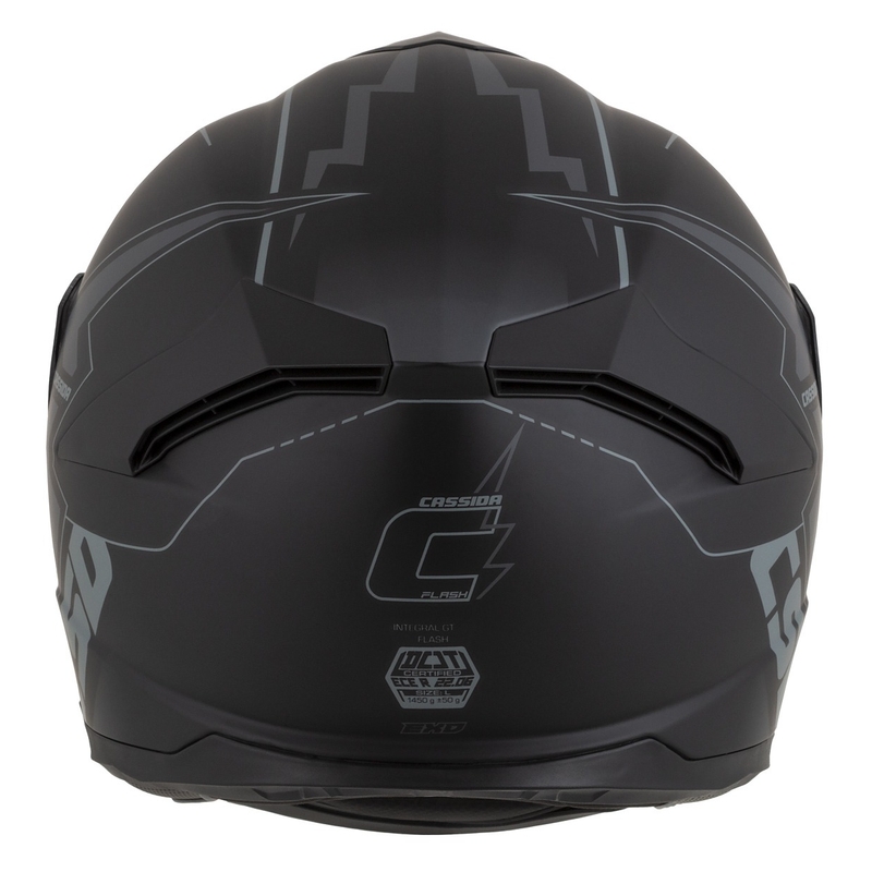 Casco moto Cassida Integral GT 2.1 Flash Nero-Grigio Integral