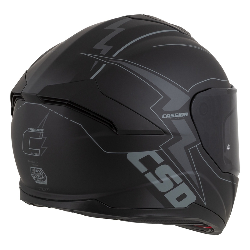 Casco moto Cassida Integral GT 2.1 Flash Nero-Grigio Integral