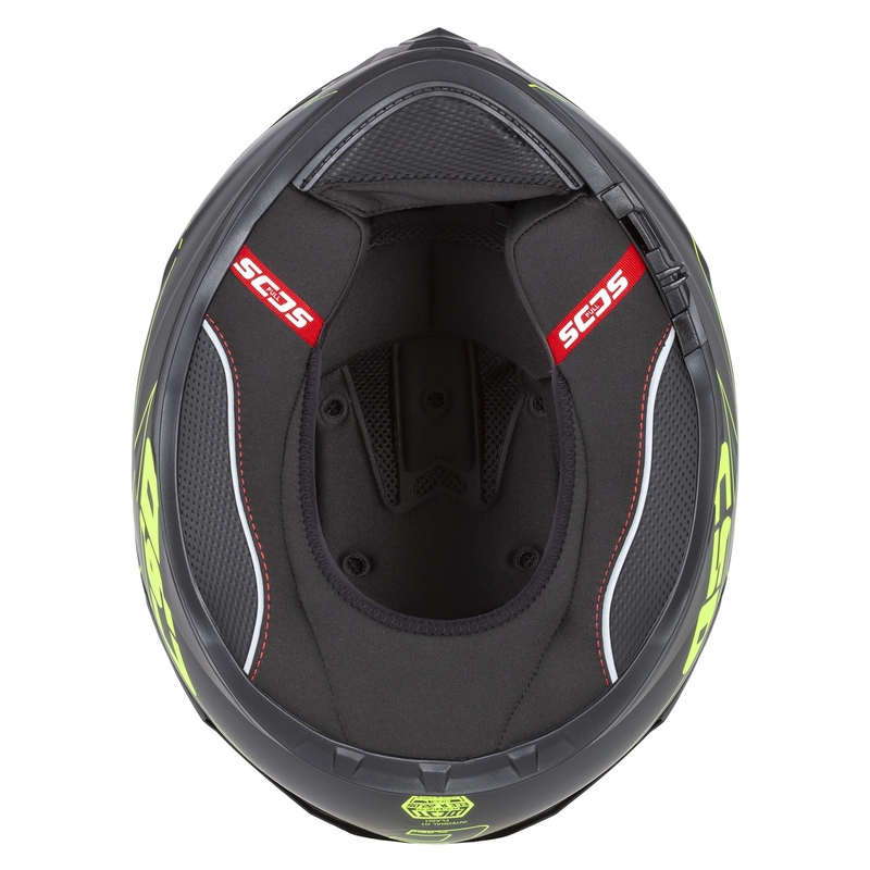 Casco moto Cassida Integral GT 2.1 Flash nero-giallo fluo-grigio