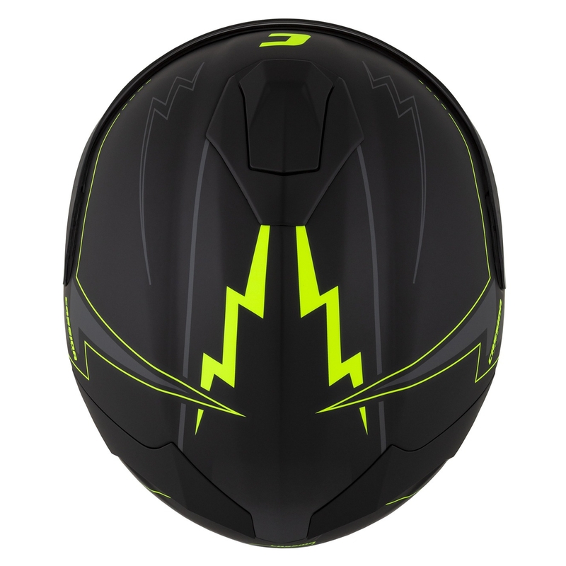 Casco moto Cassida Integral GT 2.1 Flash nero-giallo fluo-grigio