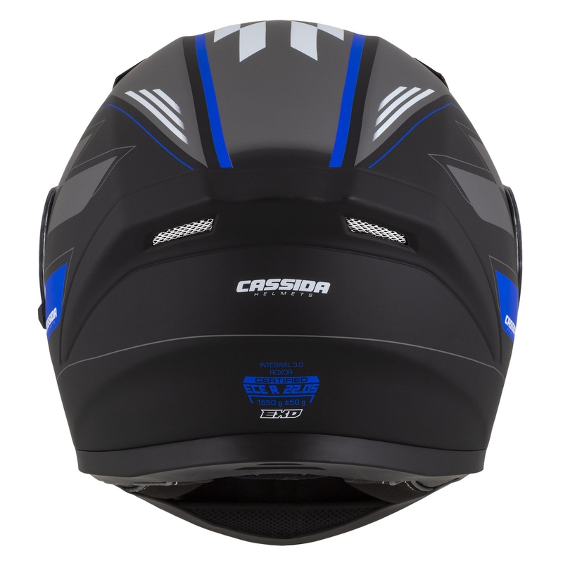 Casco integrale Cassida Integral 3.0 RoxoR nero-grigio-blu