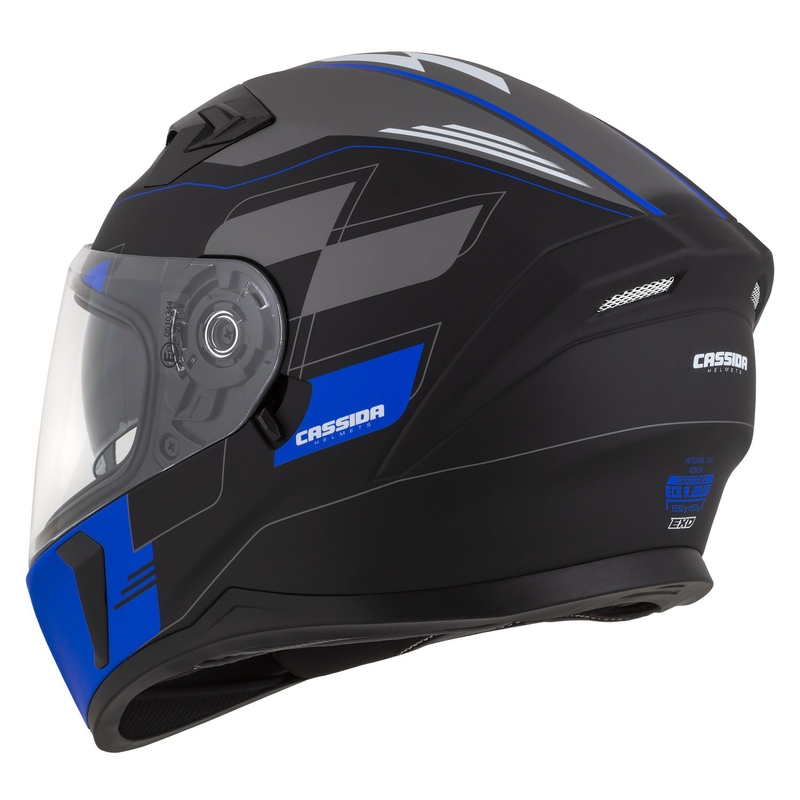 Casco integrale Cassida Integral 3.0 RoxoR nero-grigio-blu