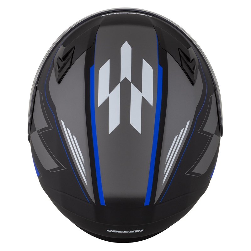 Casco integrale Cassida Integral 3.0 RoxoR nero-grigio-blu