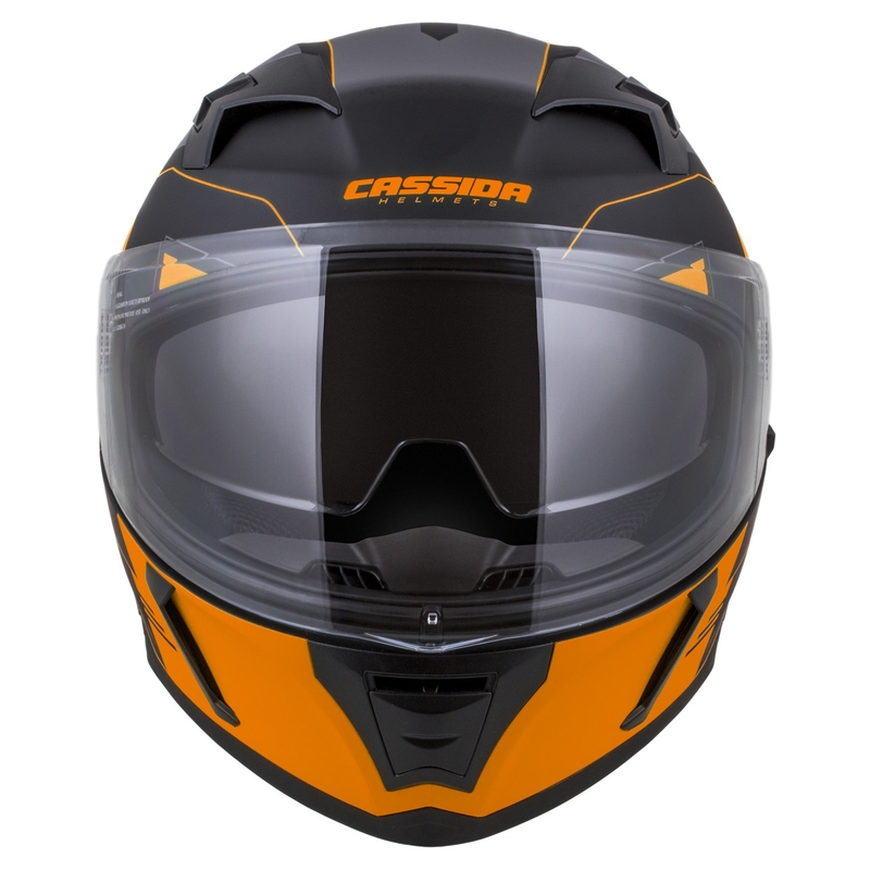 Casco integrale Cassida Integral 3.0 RoxoR nero-arancio