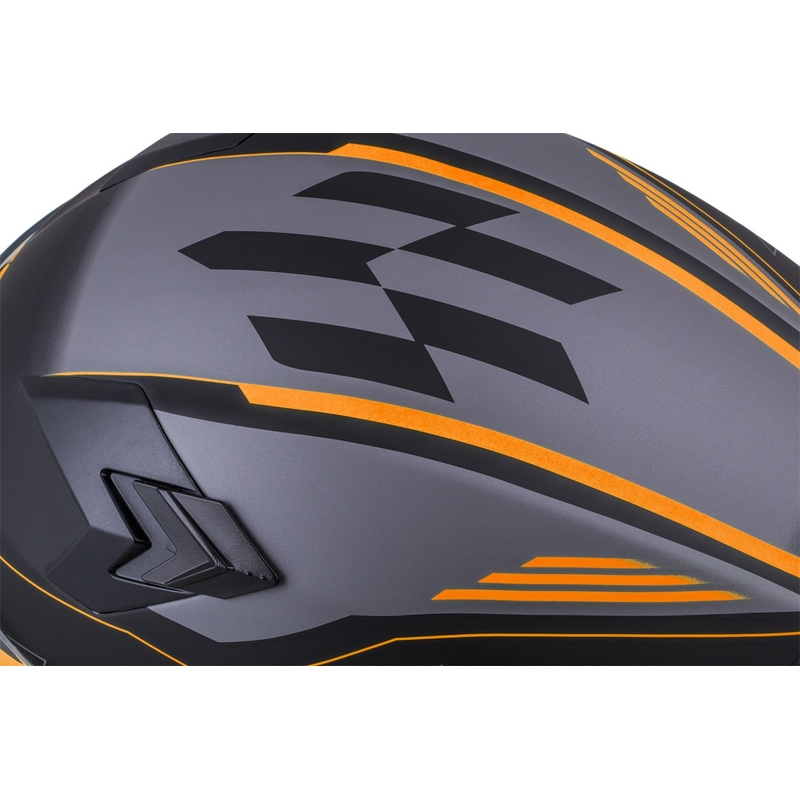 Casco integrale Cassida Integral 3.0 RoxoR nero-arancio