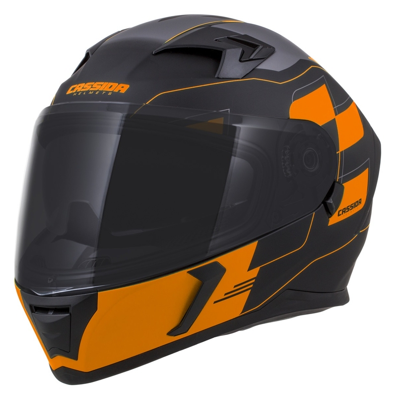 Casco integrale Cassida Integral 3.0 RoxoR nero-arancio