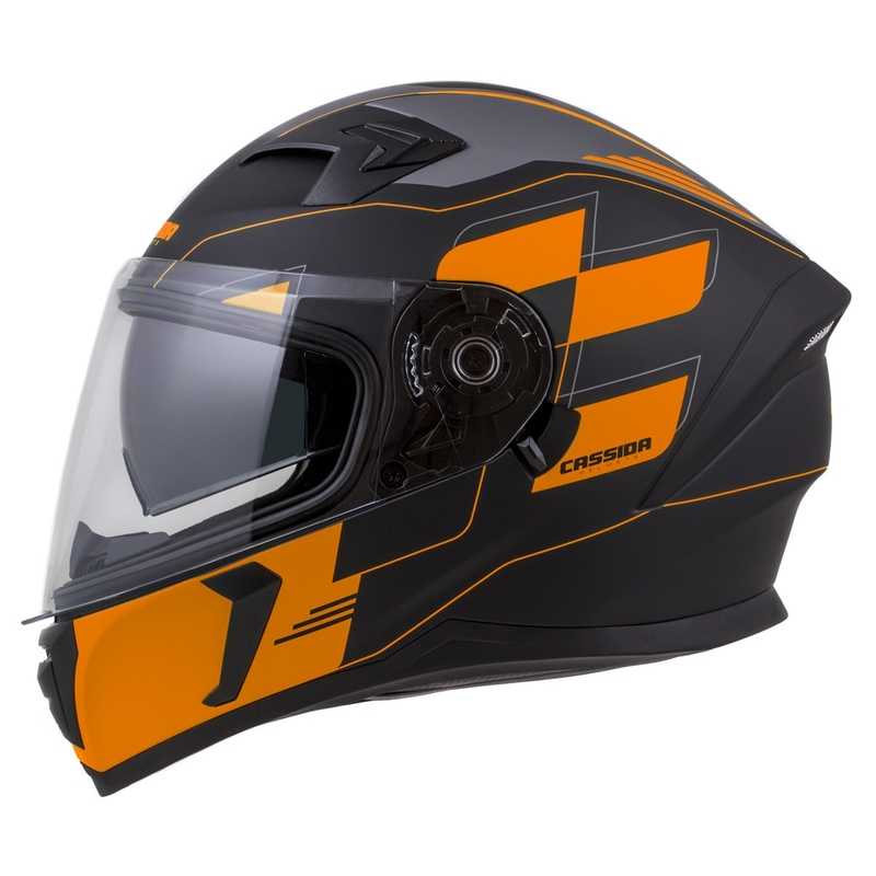 Casco integrale Cassida Integral 3.0 RoxoR nero-arancio