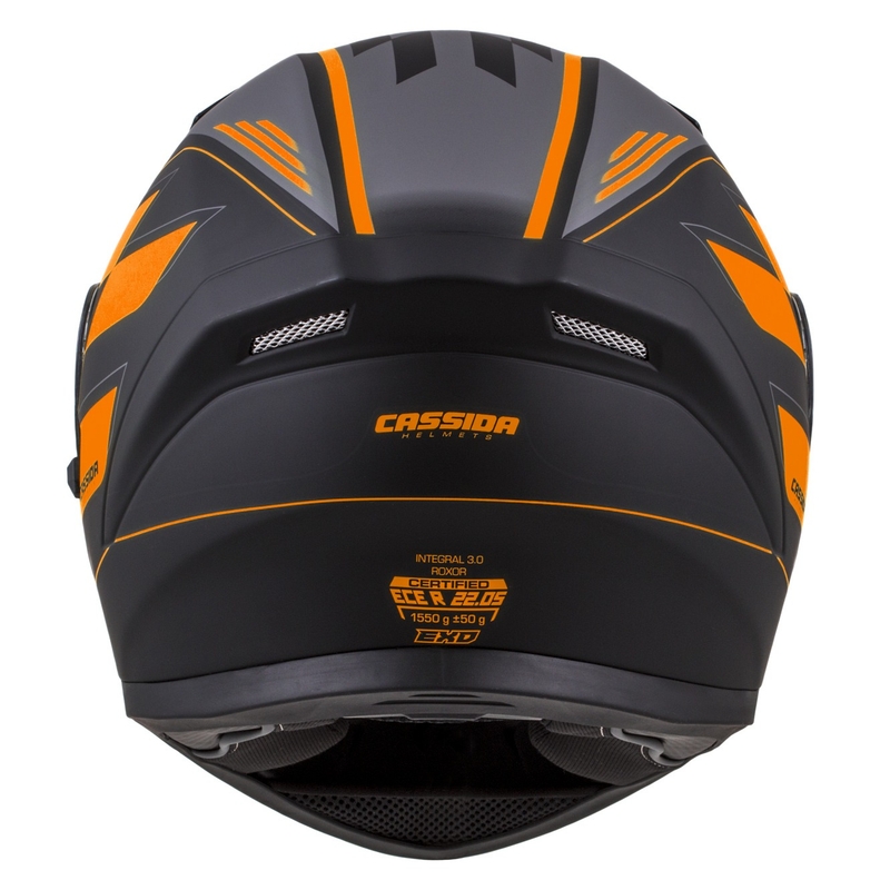 Casco integrale Cassida Integral 3.0 RoxoR nero-arancio