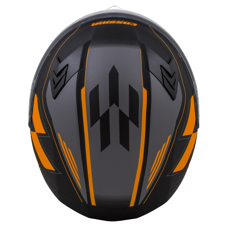 Casco integrale Cassida Integral 3.0 RoxoR nero-arancio