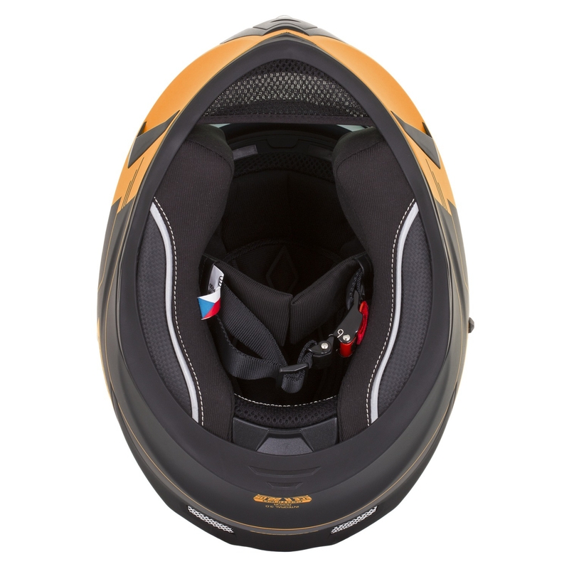Casco integrale Cassida Integral 3.0 RoxoR nero-arancio