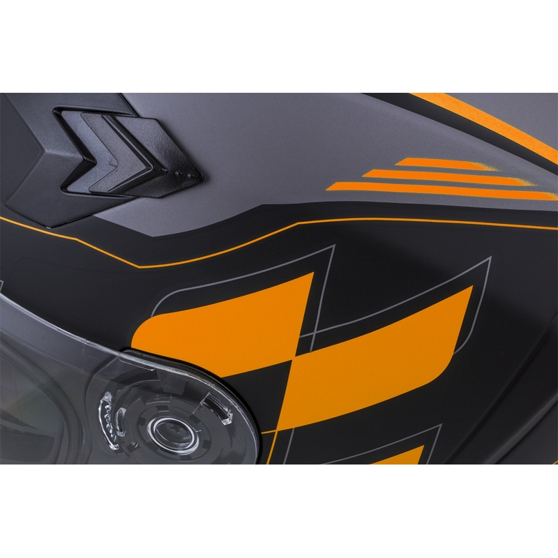 Casco integrale Cassida Integral 3.0 RoxoR nero-arancio