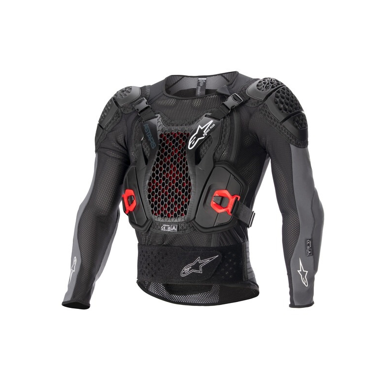 Protezione corpo Alpinestars Bionic Plus 2 nero-grigio-rosso