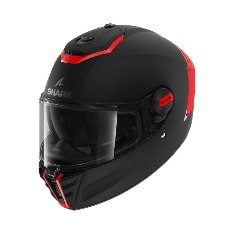 Integrální přilba na motorku SHARK SPARTAN RS Blank SP černo-červená matná