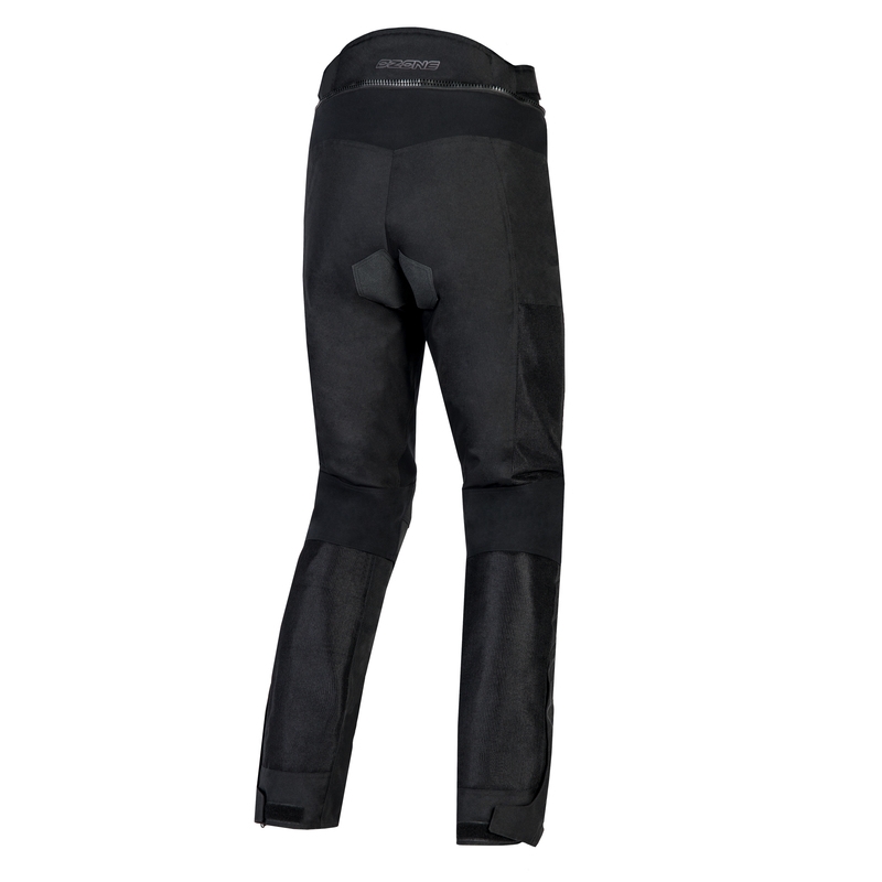 Pantaloni da moto Ozone Flow neri da donna Saldi