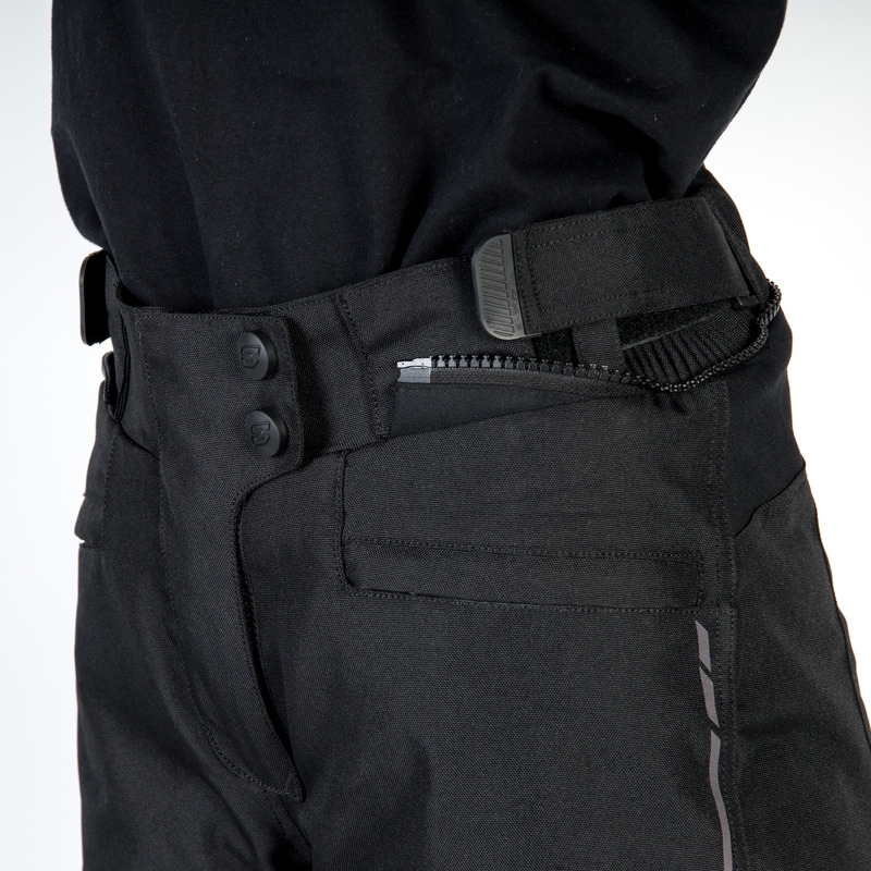 Pantaloni da moto Ozone Flow neri da donna Saldi