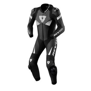 Tuta da moto monopezzo Revit Argon 2 in bianco e nero