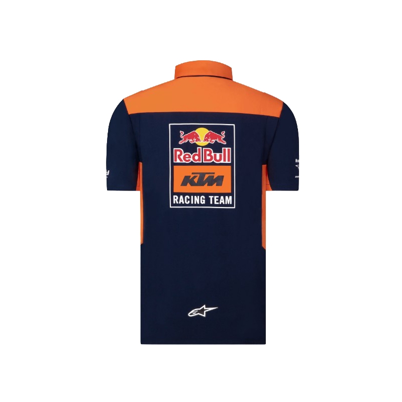 Camicia KTM Red Bull Racing Official Teamline blu-arancio Saldi