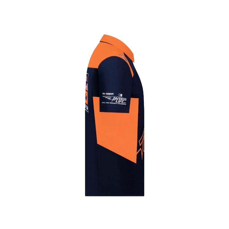 Camicia KTM Red Bull Racing Official Teamline blu-arancio Saldi
